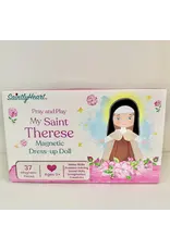 Saintly Heart St. Thérèse Magnetic Wooden Dress-Up Doll Set