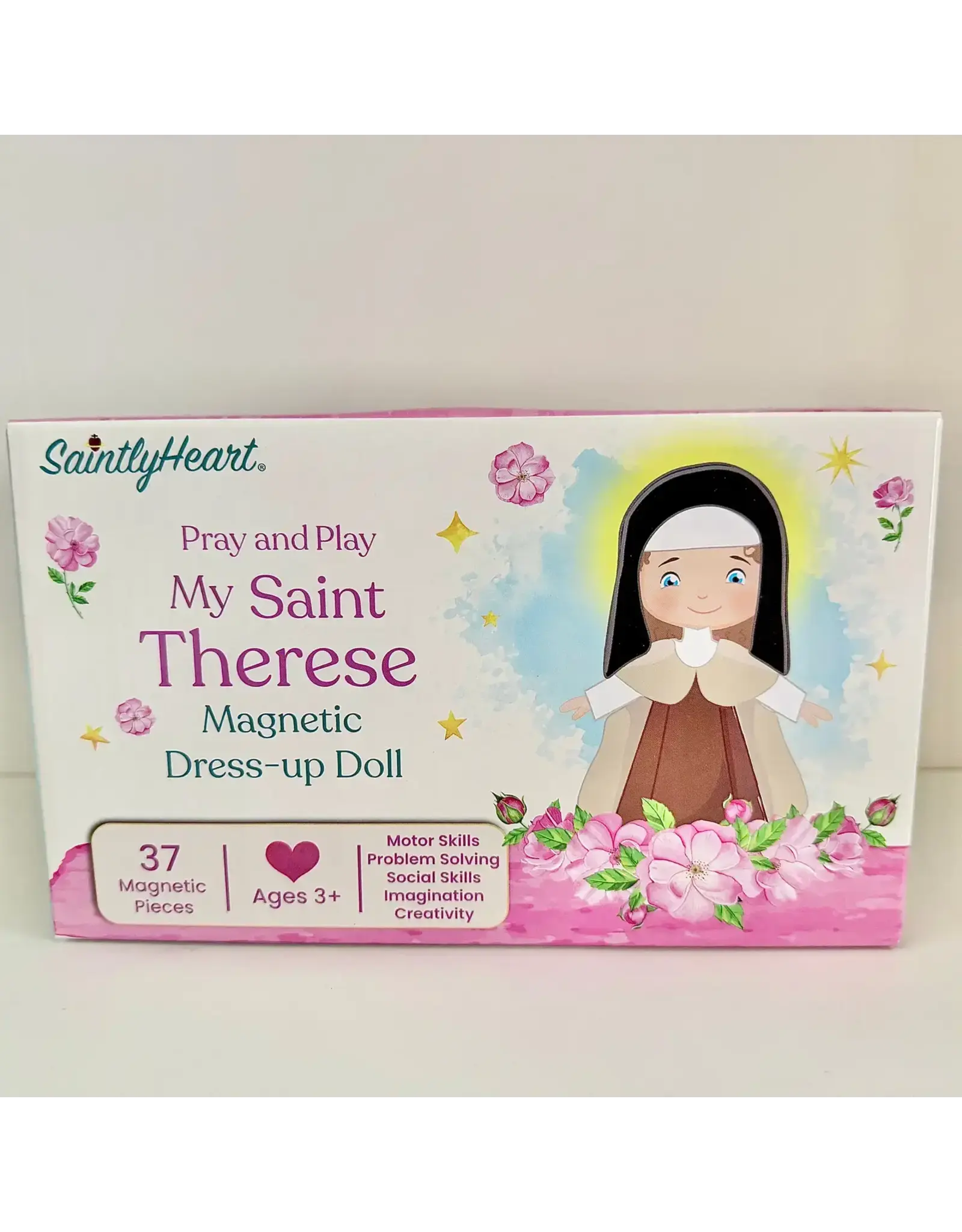Saintly Heart St. Thérèse Magnetic Wooden Dress-Up Doll Set
