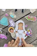 Saintly Heart St. Thérèse Magnetic Wooden Dress-Up Doll Set