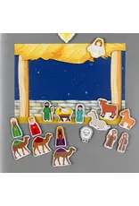 Saintly Heart Nativity Magnet Set