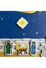 Saintly Heart Nativity Magnet Set