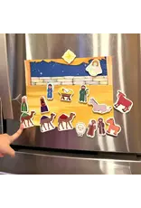 Saintly Heart Nativity Magnet Set