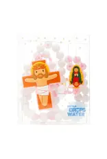Little Drops of Water Our Lady of Guadalupe Rosary for Girls  - Pink