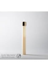 Lux Mundi Refillable Oil Altar Candle 3"x12"