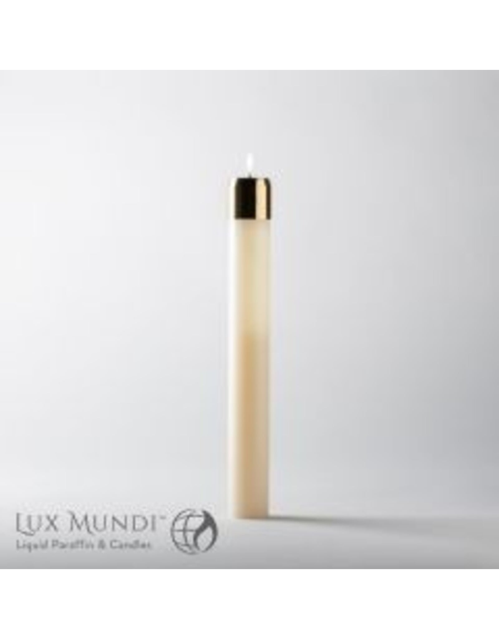 Lux Mundi Refillable Oil Altar Candle 3"x12"