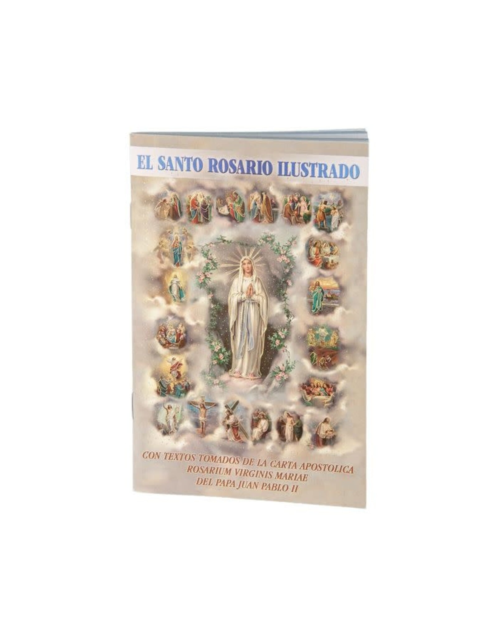 Hirten El Santo Rosario Ilustrado (Holy Rosary Illustrated Book Spanish)