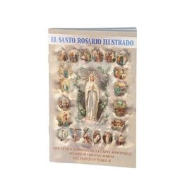 Hirten El Santo Rosario Ilustrado (Holy Rosary Illustrated Book Spanish)