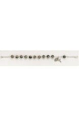 Religious Art Bracelet - Cloissone w/Miraculous Medal & Crucifix