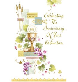 Greetings of Faith Card - Ordination Anniversary