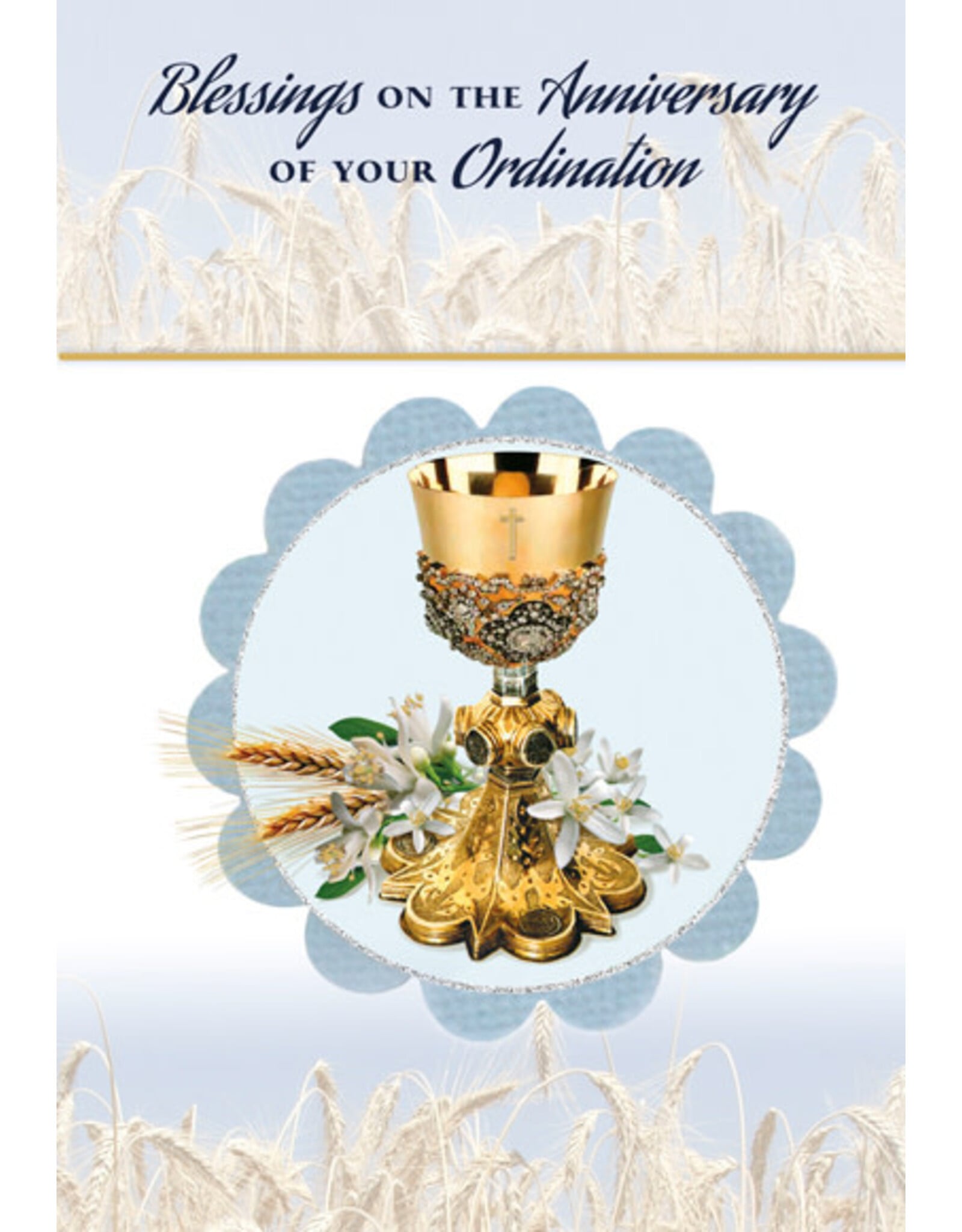 Greetings of Faith Card - Ordination Anniversary, Priest