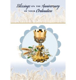 Greetings of Faith Card - Ordination Anniversary, Priest