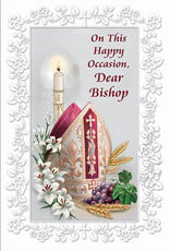 Greetings of Faith Card - Joyous Occasion, Bishop