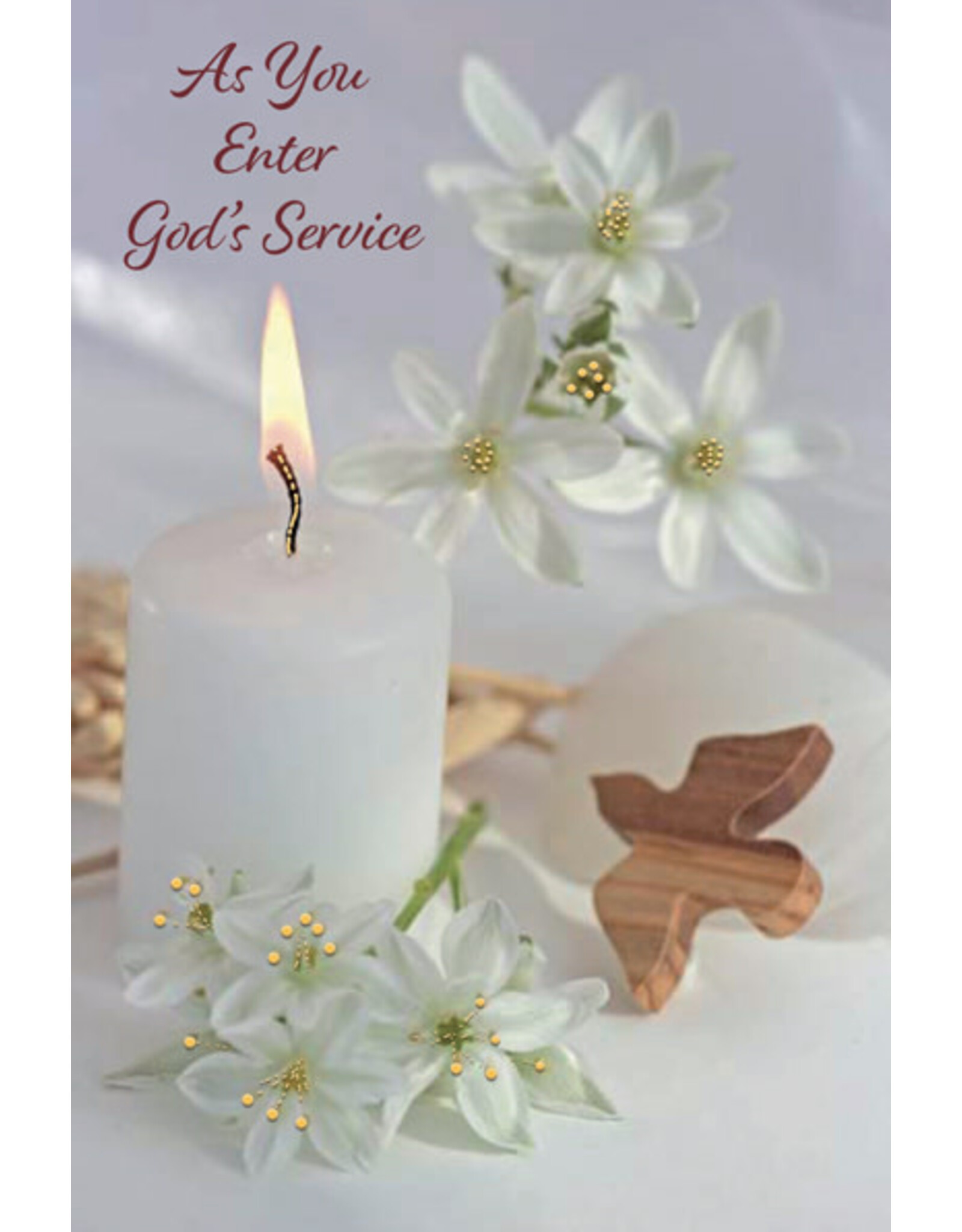 Greetings of Faith Card - As You Enter God's Service