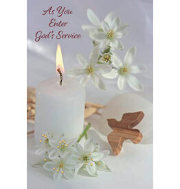 Greetings of Faith Card - As You Enter God's Service
