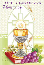 Greetings of Faith Card - Happy Occasion, Monsignor