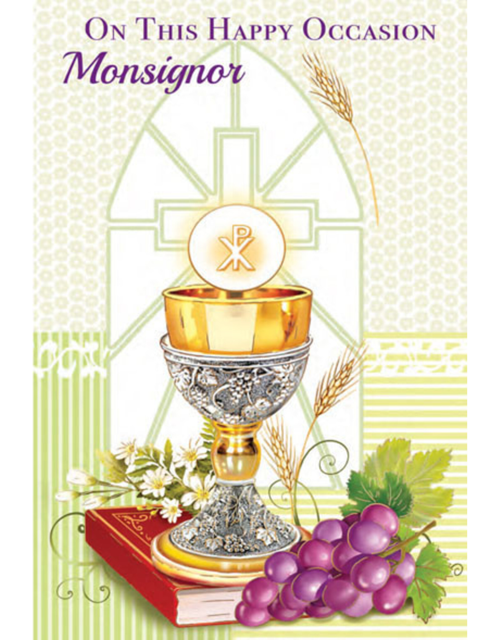Greetings of Faith Card - Happy Occasion, Monsignor