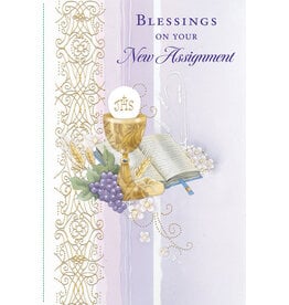 Greetings of Faith Card - New Assignment