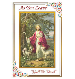 Greetings of Faith Card - As You Leave