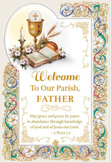 Greetings of Faith Card - Welcome to Our Parish, Father