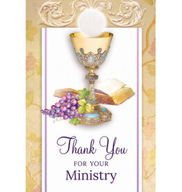 Greetings of Faith Card - Thank You for Your Ministry