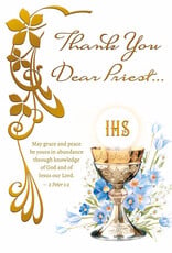 Greetings of Faith Card - Thank You Dear Priest