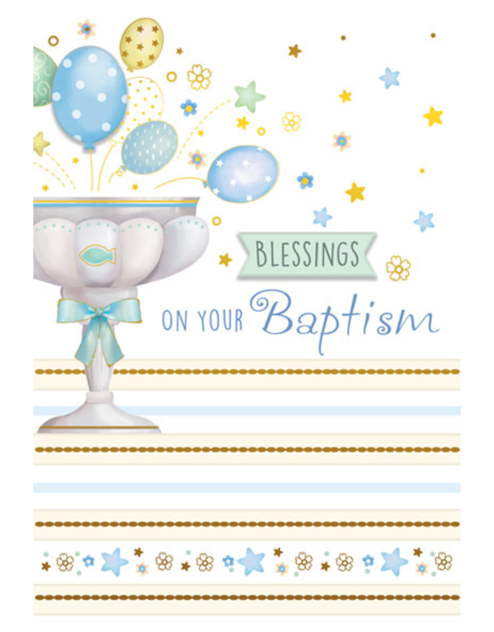 Greetings of Faith Card - Baptism (Adult/All Ages), Blessings