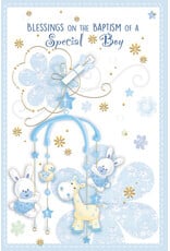 Greetings of Faith Card - Baptism, Boy