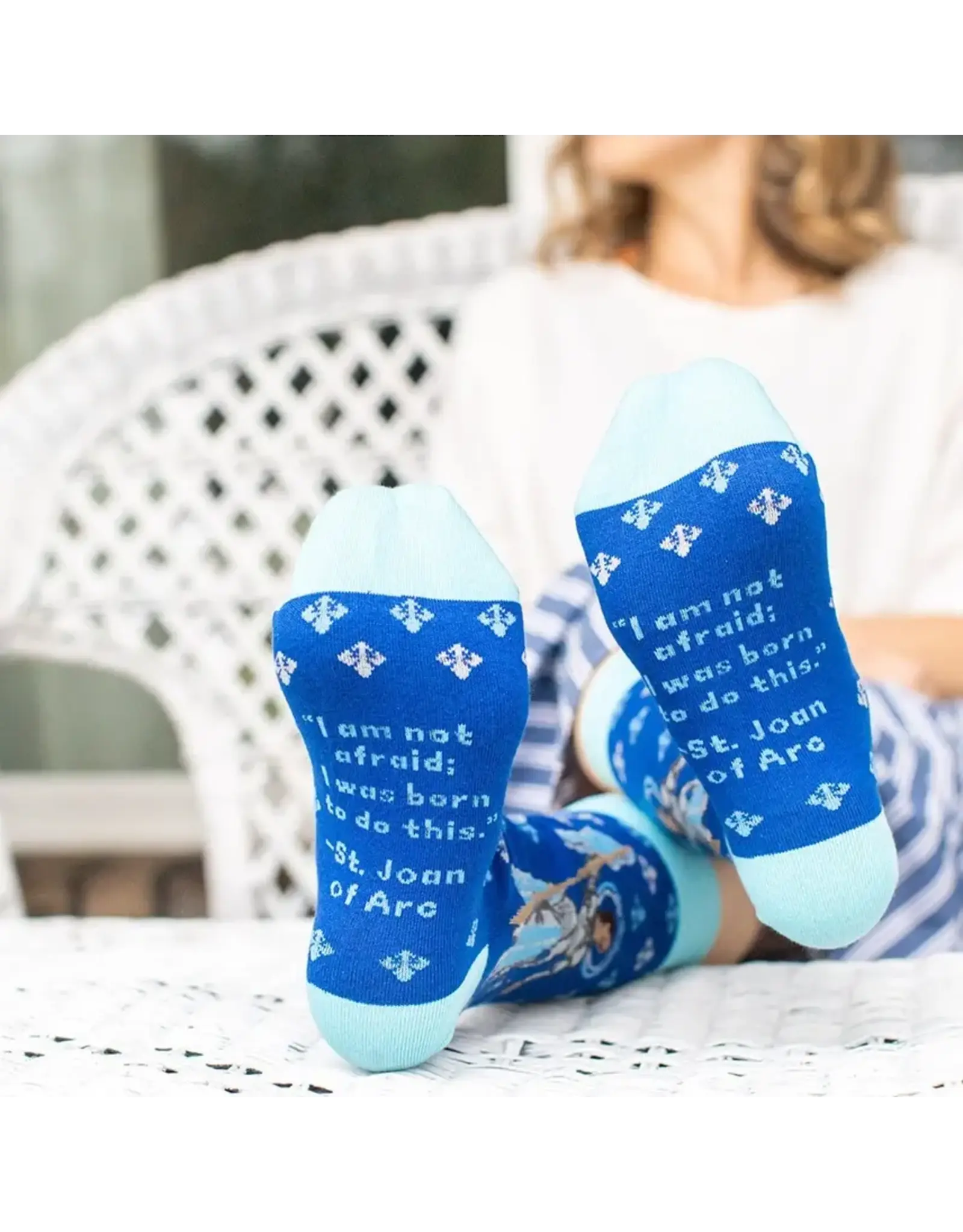 Sock Religious Socks - St. Joan of Arc