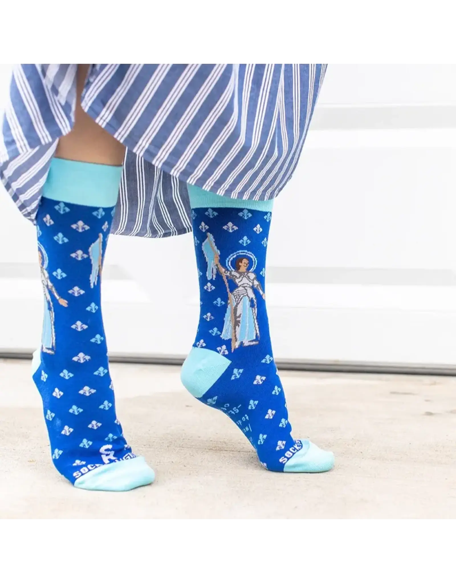 Sock Religious Socks - St. Joan of Arc
