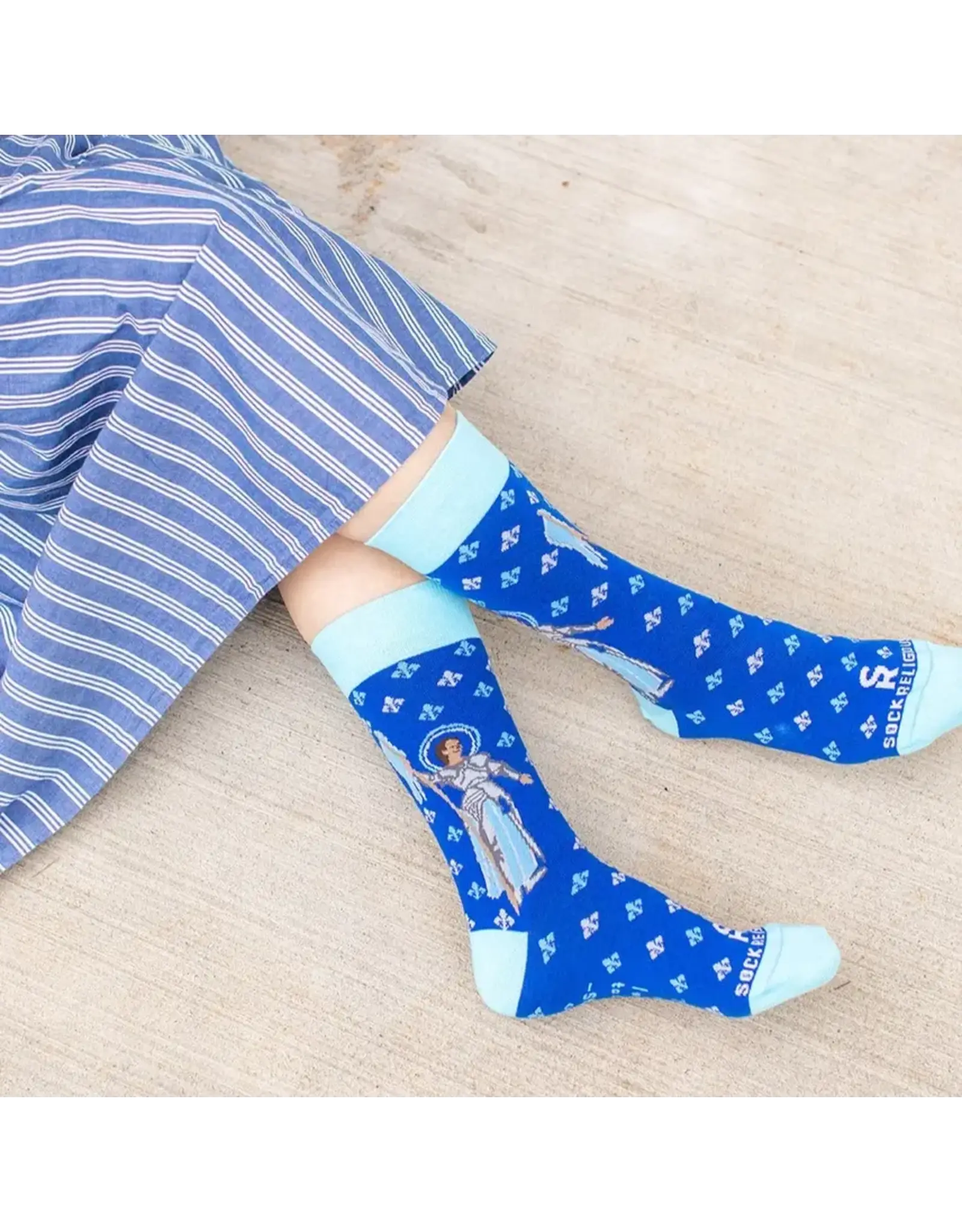 Sock Religious Socks - St. Joan of Arc