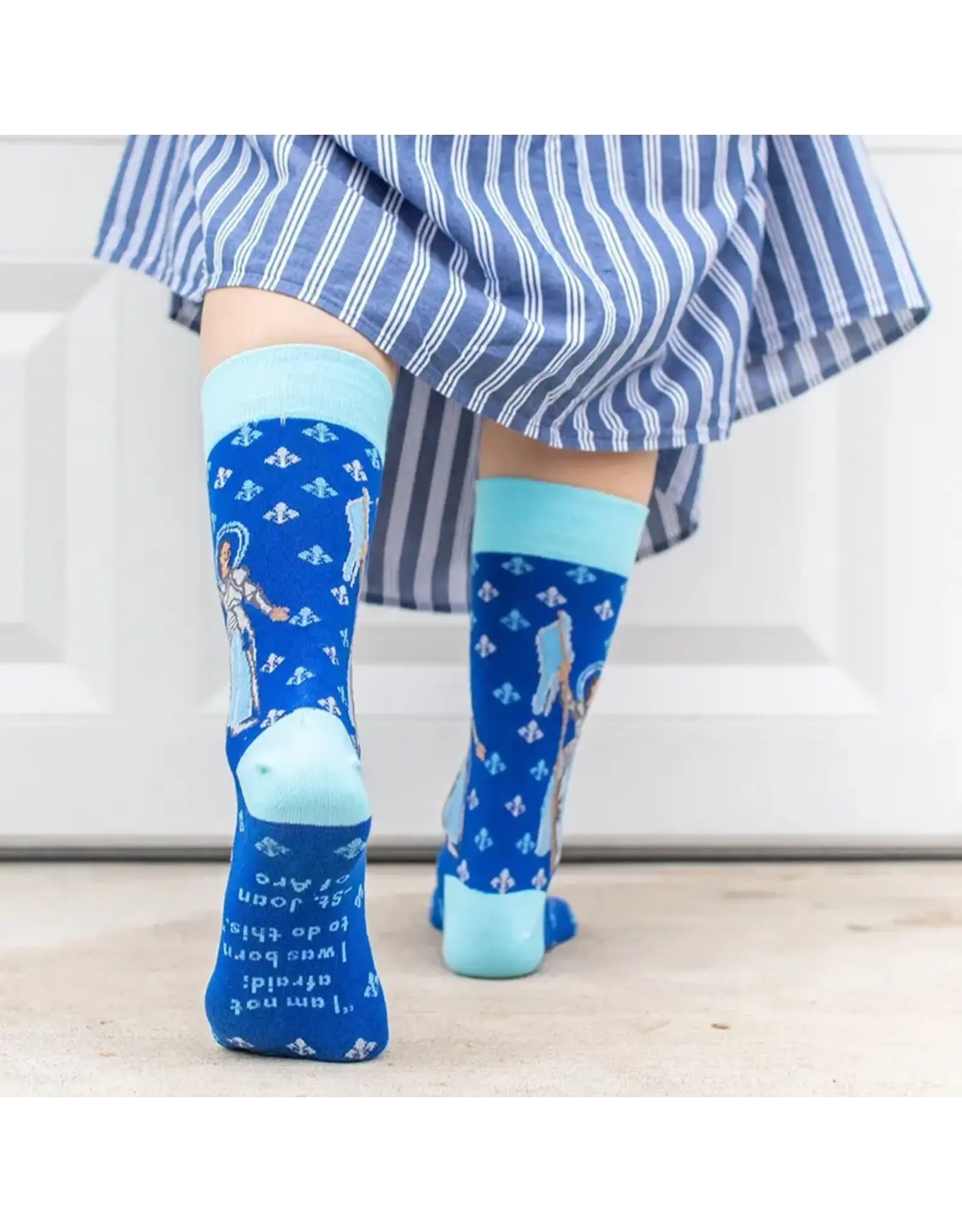 Sock Religious Socks - St. Joan of Arc