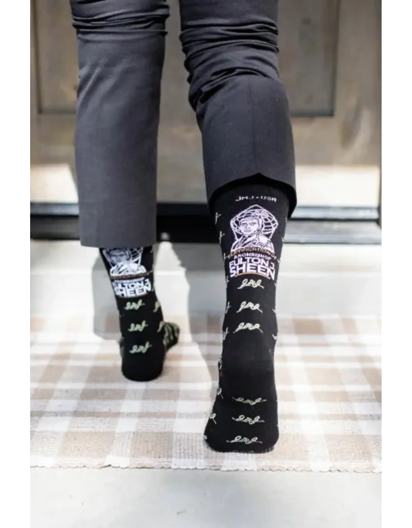 Sock Religious Socks - Archbishop Fulton Sheen Beatification JMJ