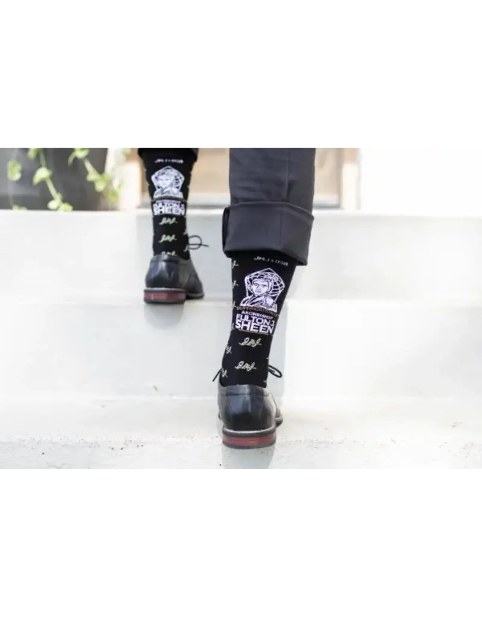 Sock Religious Socks - Archbishop Fulton Sheen Beatification JMJ