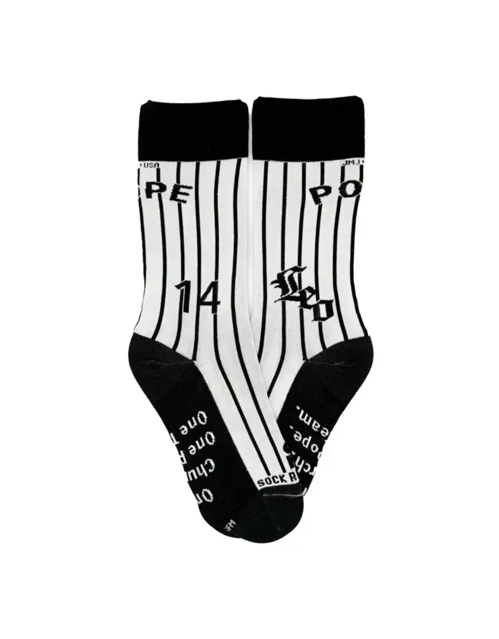 Sock Religious Socks - Pope Leo XIV White Sox