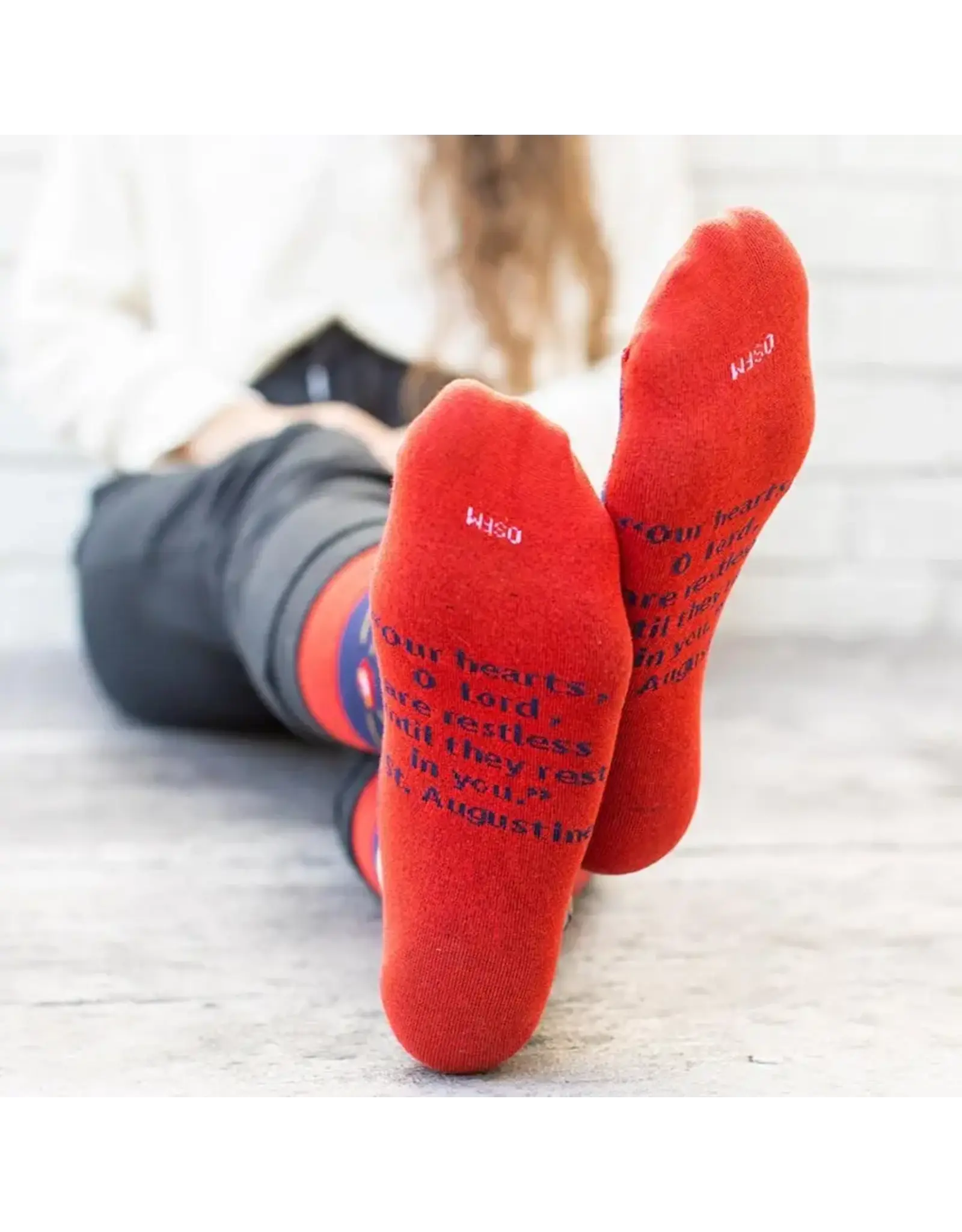 Sock Religious Socks - St. Augustine