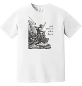 Sock Religious Adult Shirt - You Need to Calm Down