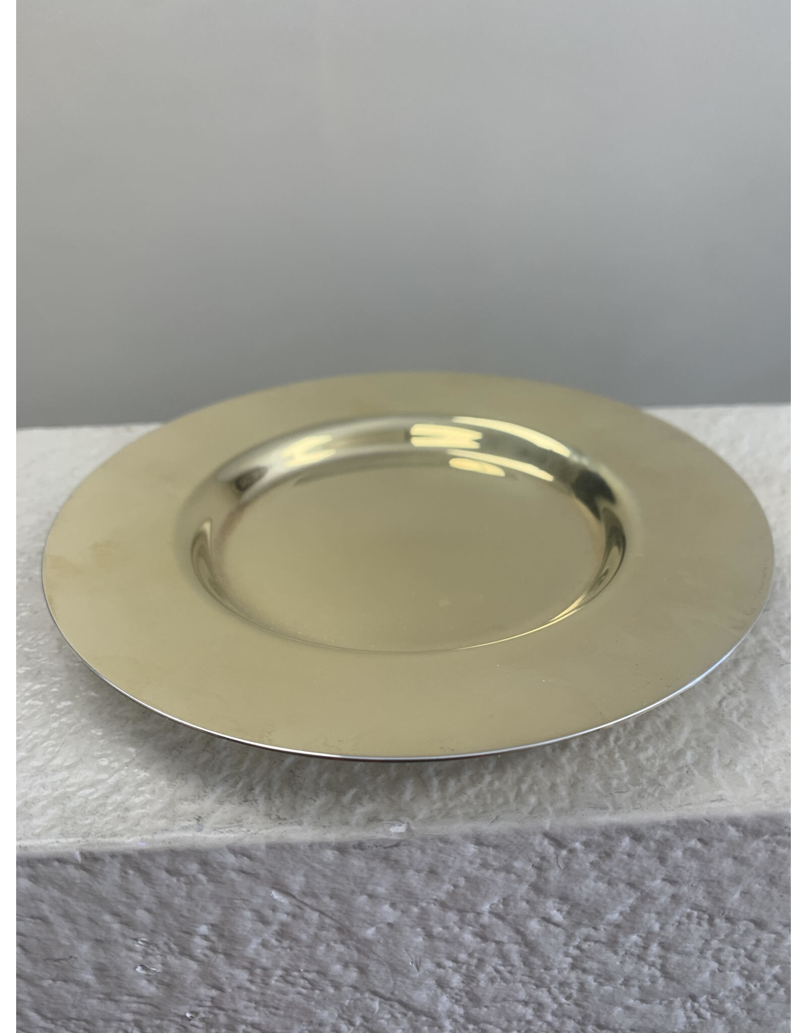 Alviti Creations Well Paten - Silverplated, Gold Lined