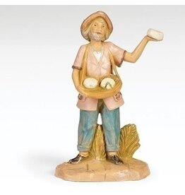Fontanini Fontanini - Lorenzo, Cheese Peddler (5" Scale)