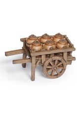 Fontanini Fontanini - Cart with Clay Pots (5" Scale)