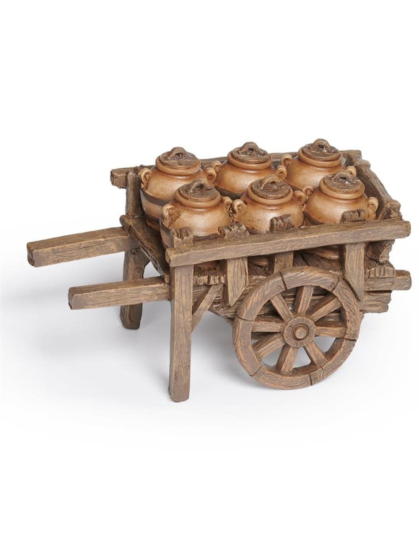 Fontanini Fontanini - Cart with Clay Pots (5" Scale)