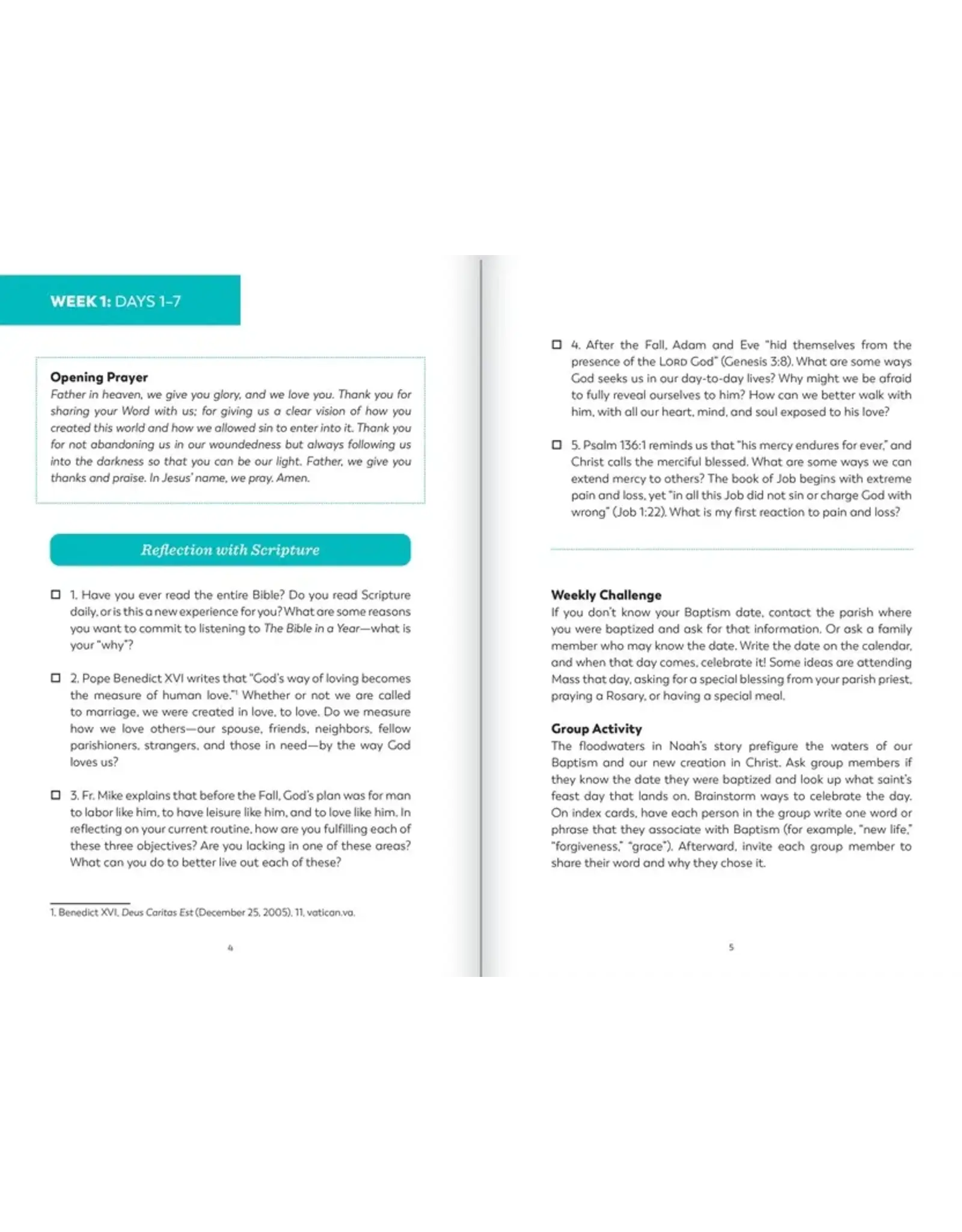 Ascension Press Bible in a Year Study Guide
