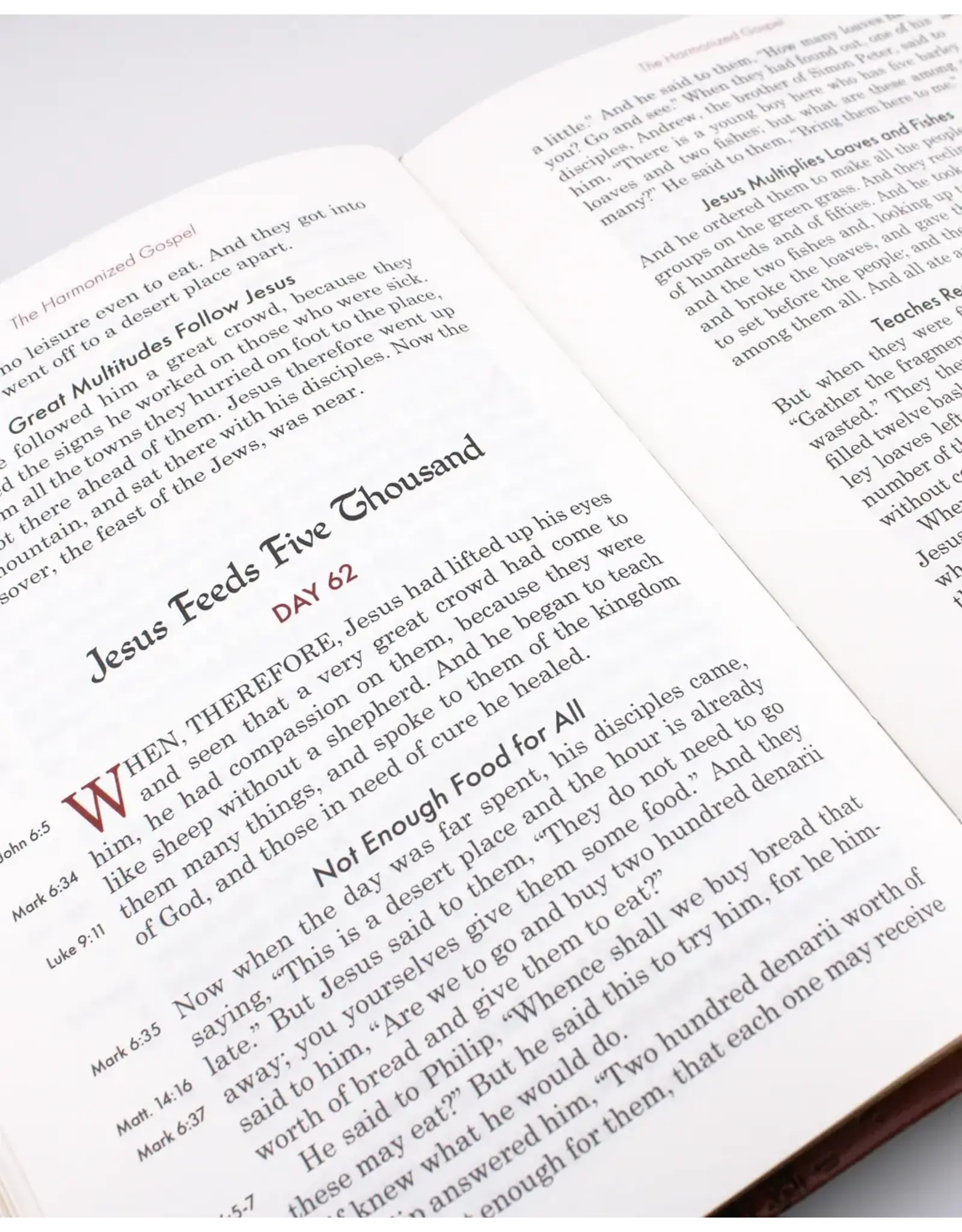 Tan Books (St. Benedict Press) Harmonized Gospel: Life of Christ in One Continuous Story