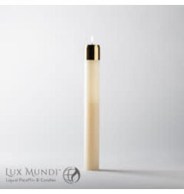 Lux Mundi Refillable Oil Altar Candle 1-1/4"x12"
