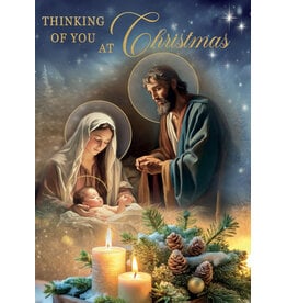 Greetings of Faith Boxed Christmas Cards - Thinking of You (15)