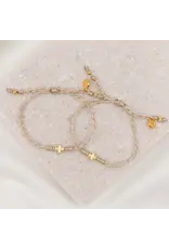 My Saint My Hero Together in Prayer Bracelets (Set of 2)