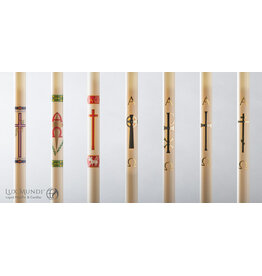 Lux Mundi Paschal Candle Oil Shell 2"x36"