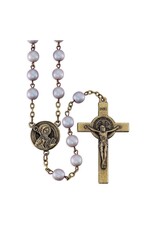 Hirten Benedict Rosary with Frosted Czech Beads