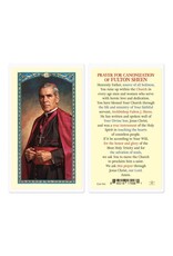 Hirten Holy Card, Laminated - Prayer for Canonization of Fulton Sheen