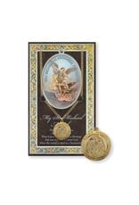 Hirten Gold Necklace with Biography Card - St. Michael