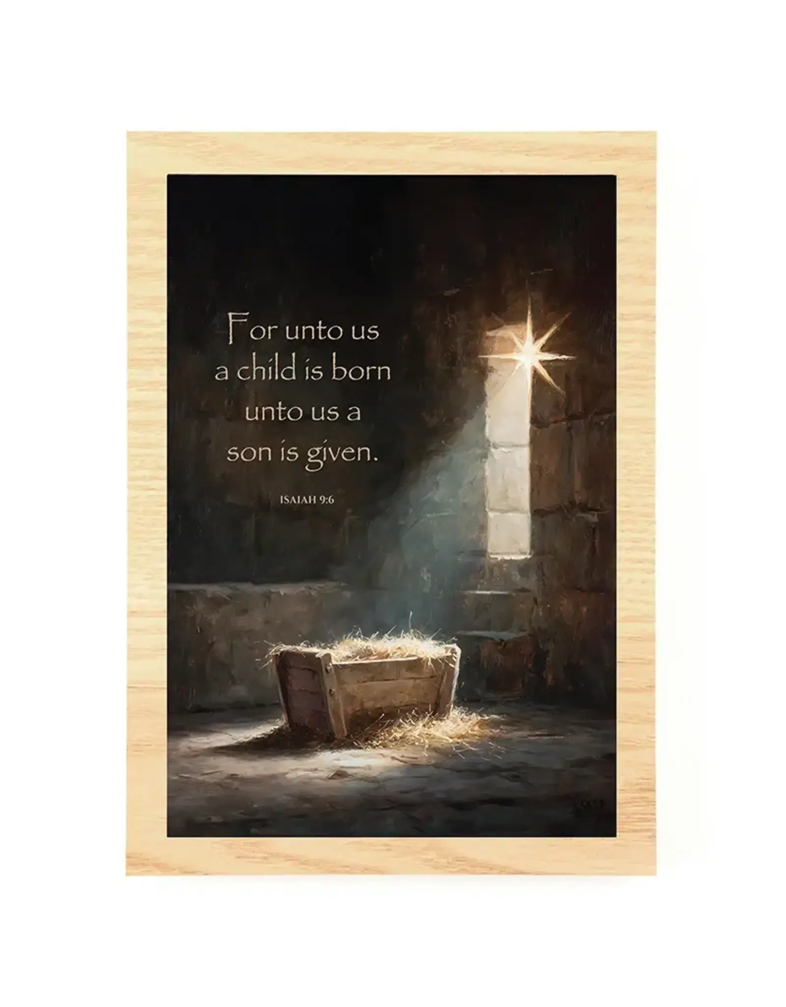 Faithworks Plaque - Nativity (5x7)